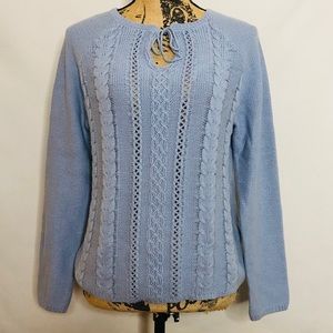 GAP maya blue knitted sweater size Medium